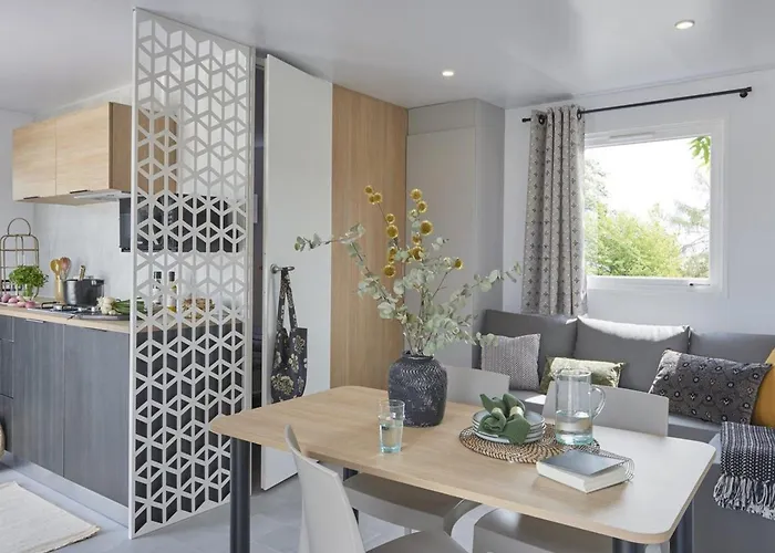 Mobil-home Avec Terrasse, 2 Doubles, Cuisine équipée - Api-1-52-1467