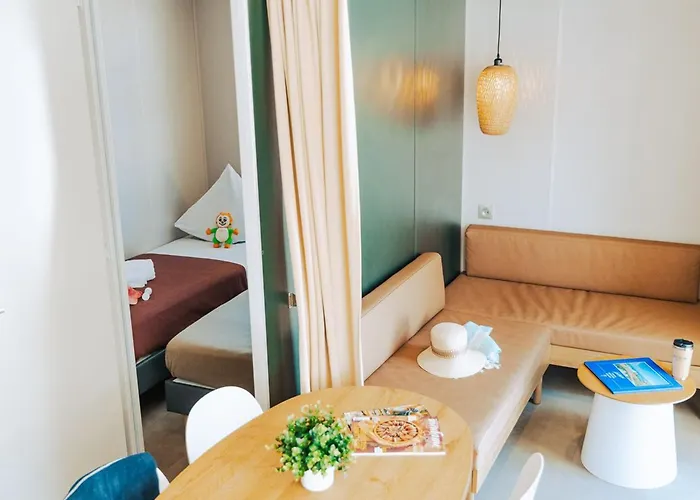 Mobil-home Avec Terrasse, 2 Doubles, Cuisine équipée - Api-1-52-1467 Camping Saint-Jean-de-Monts